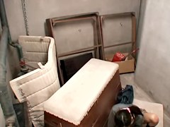 Cute Asian eats some cum in Japanese sex video