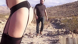 Cute Blonde Enjoys Hardcore Anal in Outdoors