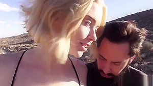Cute Blonde Enjoys Hardcore Anal in Outdoors