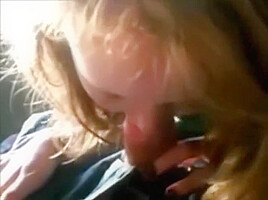 Cute Redhead teen 18+ Blowjob