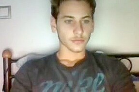 Cute boy with very big thick cock on cam