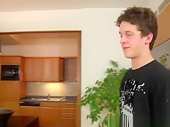 Cute escort stud gets rimmed by older guy