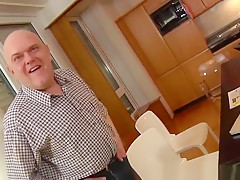 Cute escort stud gets rimmed by older guy