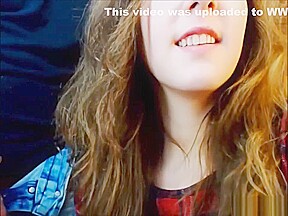 Cute teen 18+ Blows Her Boyfriend
