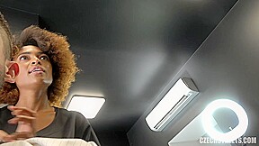 Czech Streets – Extra Sexy Black Hairdresser