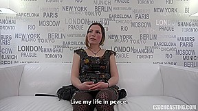 Czech casting Kristyna 21 year old casting