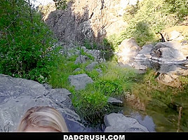 DadCrush - Outdoor Fuck With Stepdaughter