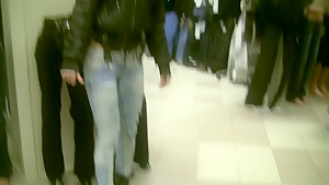 Darina in slutty minx and a guy having sex in restroom