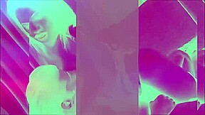Dark-haired ladyboy in sandals gets fucked hardcore on sofa till facial