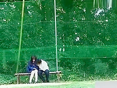 Daylight sex at the bench