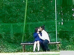 Daylight sex at the bench