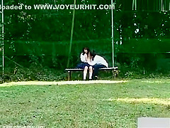 Daylight sex at the bench