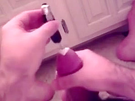 Deep Sounding big cumshot