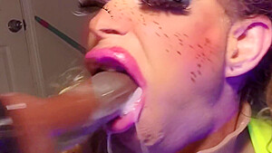 Deepthroat Machine Bbc Bimbo Transseual