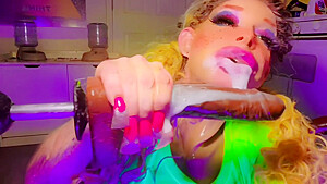 Deepthroat Machine Bbc Bimbo Transseual