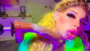 Deepthroat Machine Bbc Bimbo Transseual