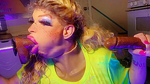 Deepthroat Machine Bbc Bimbo Transseual