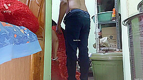 Desi Bhabhi Give Blowjob And Fucked In Kitchen