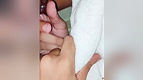 Desi Slim Indian Bhabhi Doing Handjob And Squirting In Stranger Mouth While Hubby Records