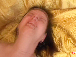 Despite Being Old The Brunette Still Adores Bending Over And Letting A Man Use Her