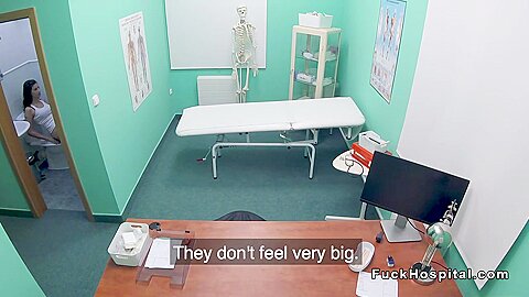 Doctor Bangs Slim Patient And Worships Her Feet