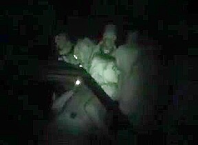 Dogging curvy wife sucks strangers cock night cam