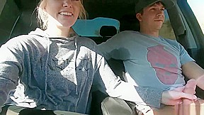 Draining His Balls On Public Road - OurDirtyLilSecret