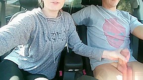 Draining His Balls On Public Road - OurDirtyLilSecret