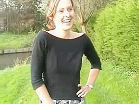 Dutch Brunette teen 18+ Carmen - Golf girl wants anal