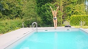 Dutch geraldine kemper naked or in bikini stripping