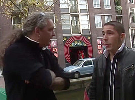 Dutch hooker being cumshowered by tourist