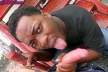 Ebony Amateur Bj Bottom Enjoys Ir Public Sex Outdoor