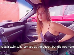 Ellie Moore - She Gave A Blowjob In Public In The Car