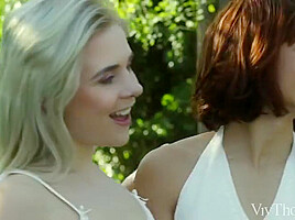 Ellie Shou, Blu Chanelle And Viv Thomas - And Afternoon Walk