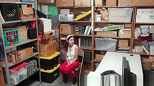 Ethnic teen 18+ shoplifter