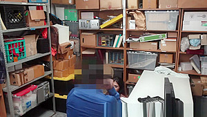 Ethnic teen 18+ shoplifter