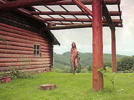 Eufrat masturbates in her country house