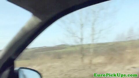 Euro Pulled Pizza Babe Gets Her Slice Stuffed