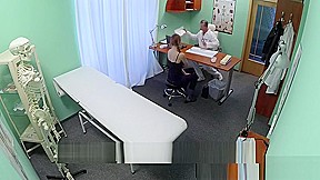Euro patient creampied by her horny doctor and filmed by a hi