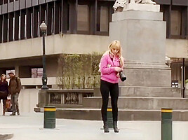 European amateur blonde doggystyled by bbc