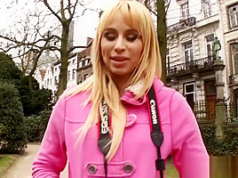European amateur blonde doggystyled by bbc