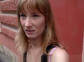 European amateur doggystyled on casting