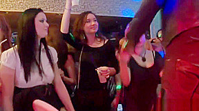 European party teens 18+ sucking dicks in the club