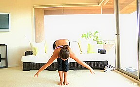 Eva does nude yoga - FTVGirls
