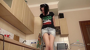 Evil Eva In Hairy Pussy Rubbing - Kinky Babe Solo
