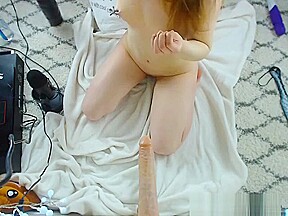 Excited Tiny Tits Slut Enjoys Her Amazing Sex Toy