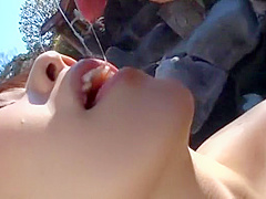 Exotic Japanese girl Hitomi Oki in Fabulous Handjobs, Facial JAV movie