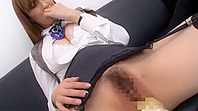 Exotic Japanese girl Kotone Amamiya, Sakura Ayane in Crazy Stockings, Toys JAV clip