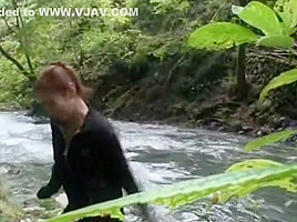 Exotic Japanese model Yuuna Takenouchi in Crazy Outdoor JAV movie