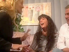 Extreme Sex In This Threesome Played In Berlin By Simones Who Invites Her Busty Friend